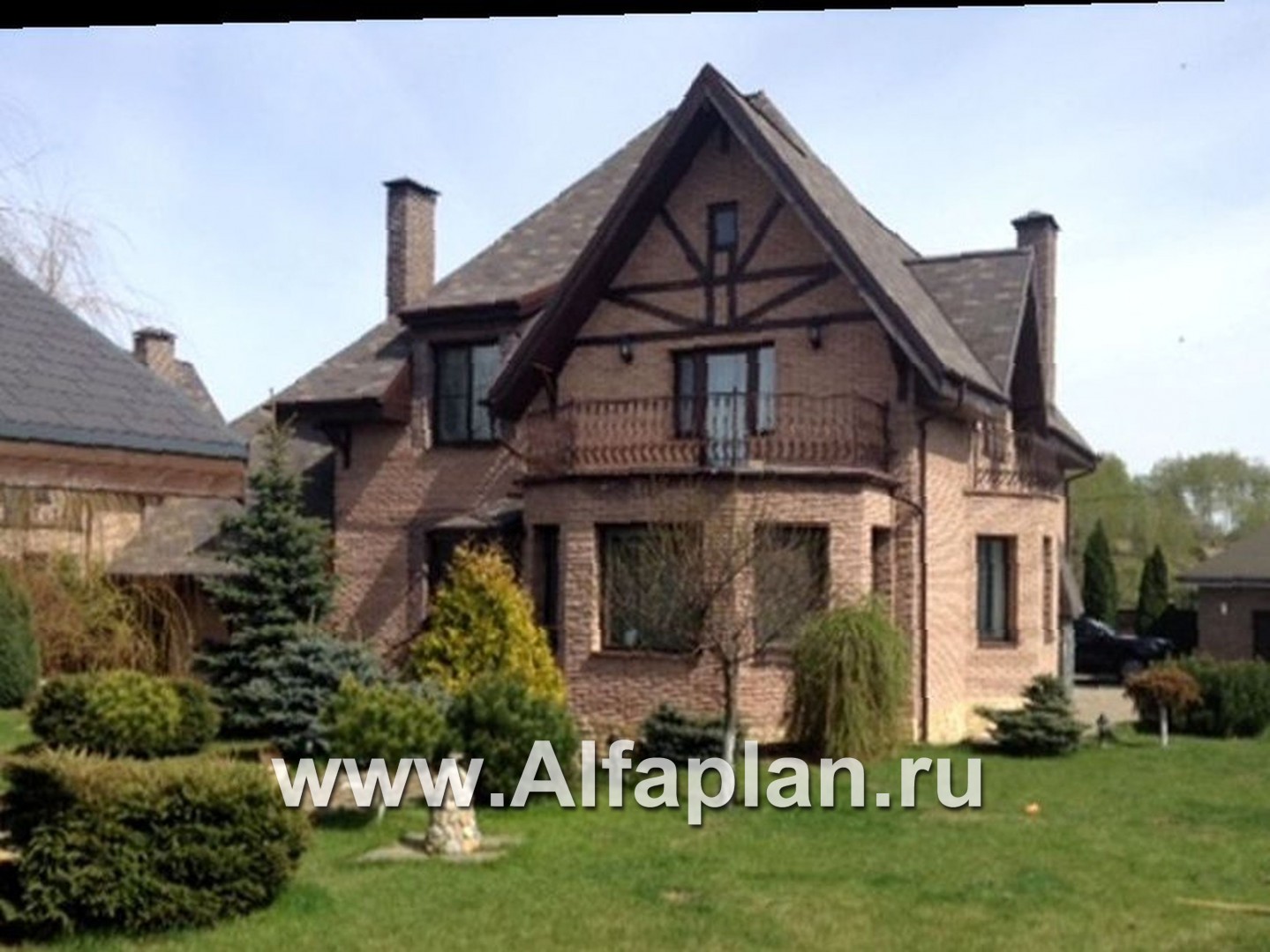 Проекты домов Альфаплан - «Вернигероде» - загородный дом с мансардой - дополнительное изображение №2