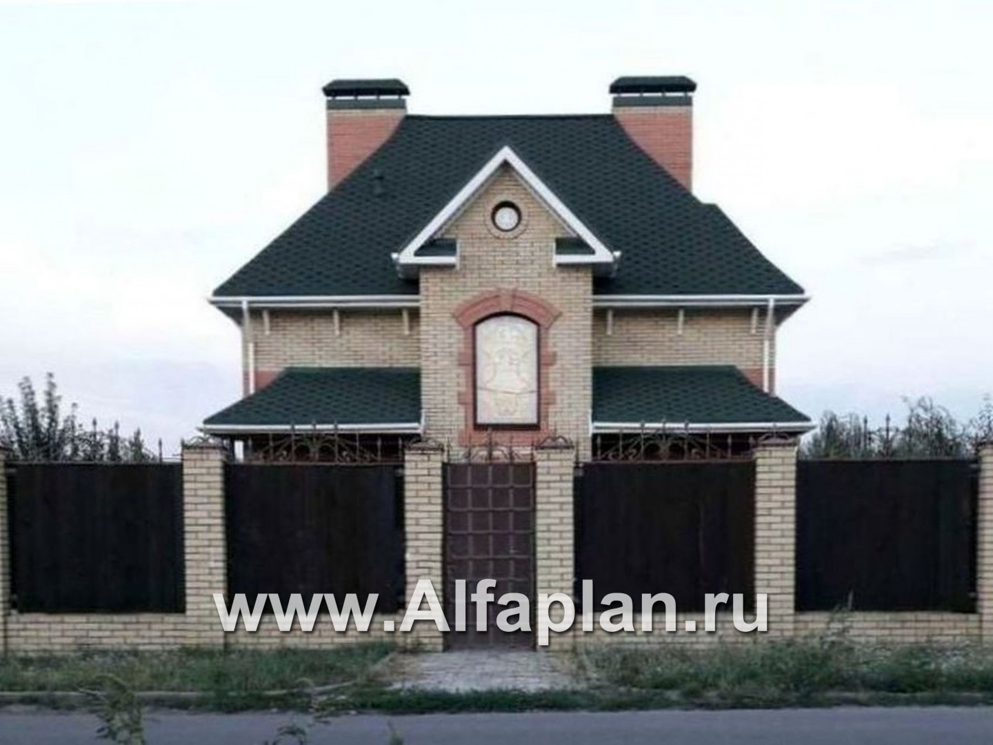 Проекты домов Альфаплан - «Шале Малек» -  проект дома с мансардой, с террасой - дополнительное изображение №4
