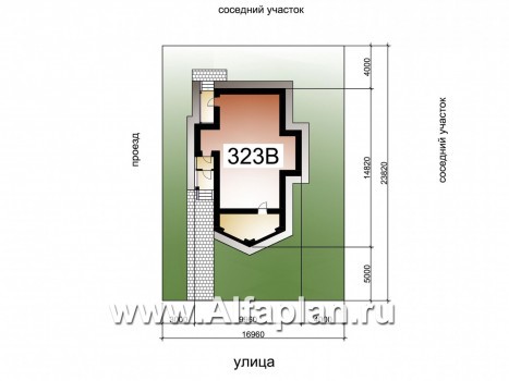 Проекты домов Альфаплан - «Якорь» - эффектный коттедж с оригинальным эркером - превью дополнительного изображения №2
