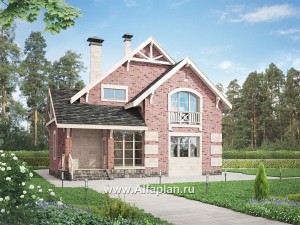 Проекты домов Альфаплан - «Новая пристань» - дом для удобной загородной жизни - превью основного изображения