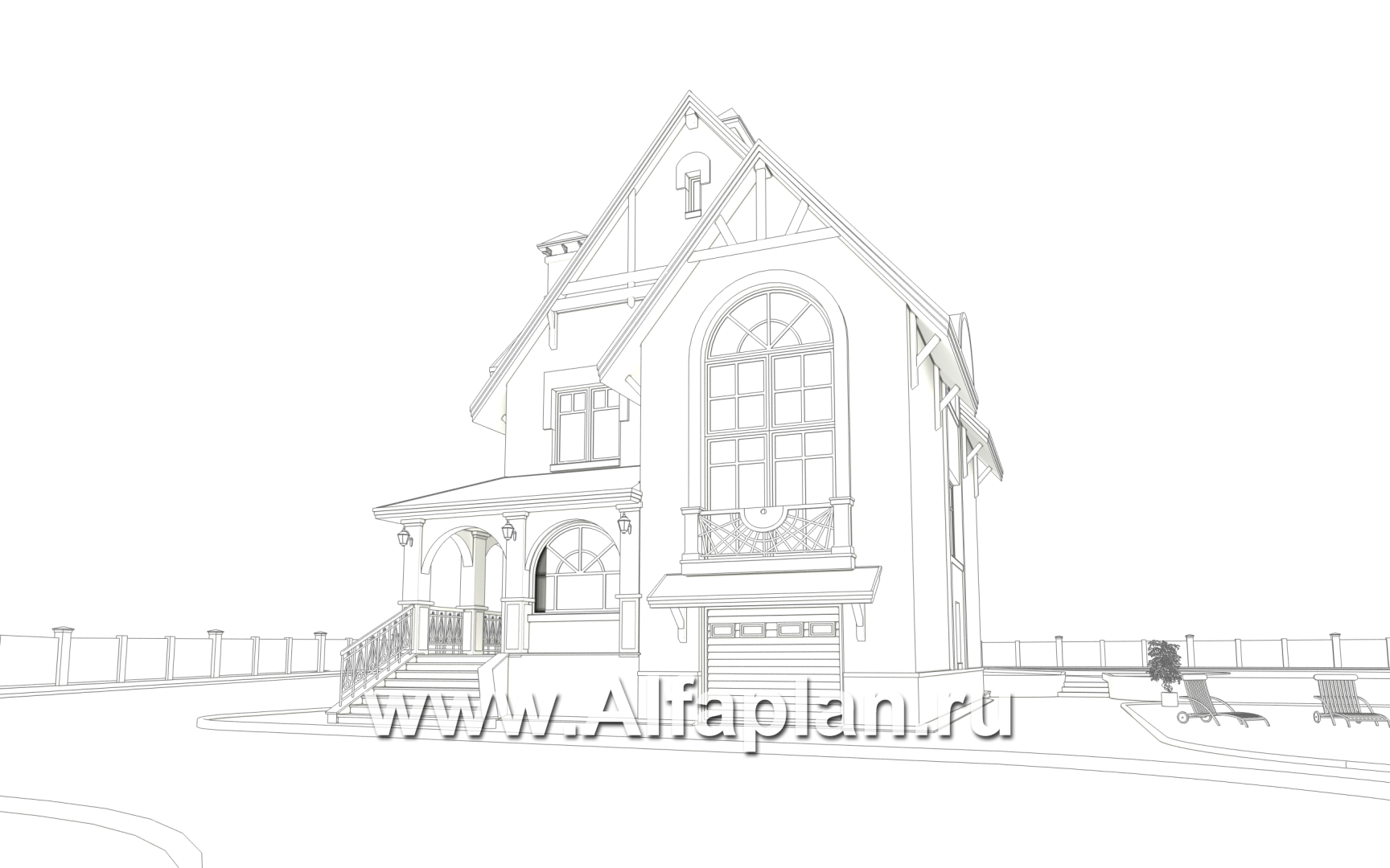 Проекты домов Альфаплан - «Индиго» - дом, в котором все есть - дополнительное изображение №4